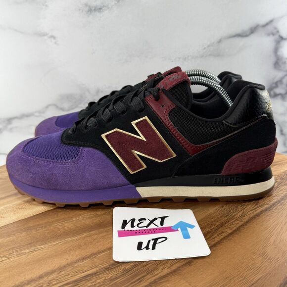 Men’s size 9.5-New Balance Black History Month BHM Purple Casual Sneakers main image 2